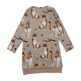 Sweat dress made of cotton (organic)